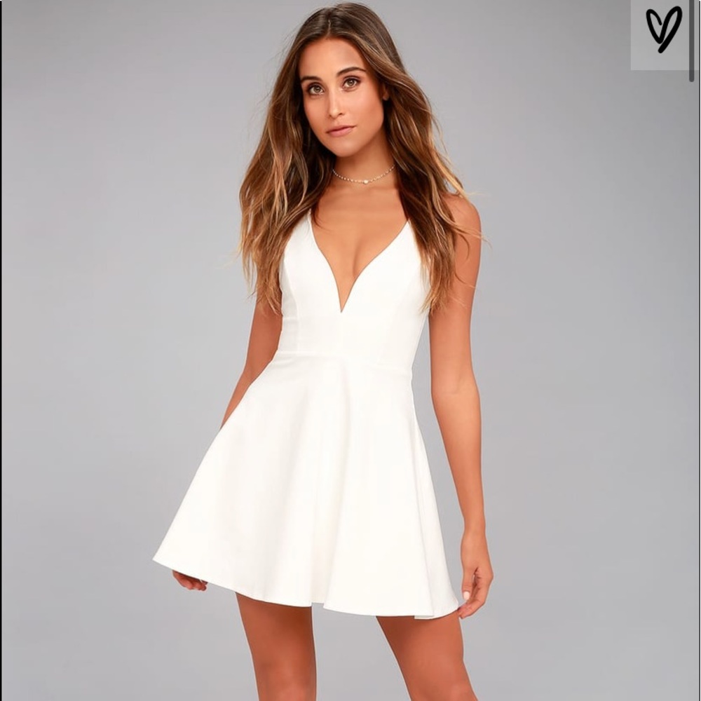 White lulus dress